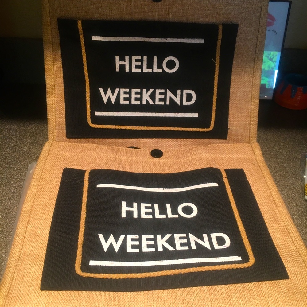 Fun weekend tote bags